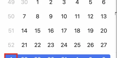 a screenshot of a calendar